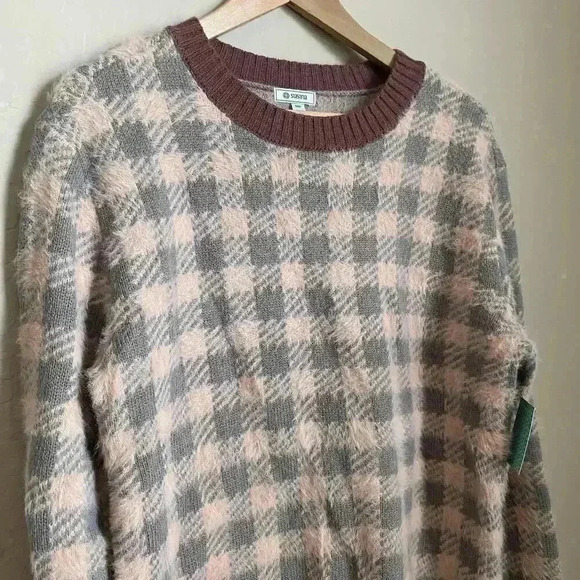 SUSINA Buffalo Checkered Print Pullover Sweater - Picture 8 of 8